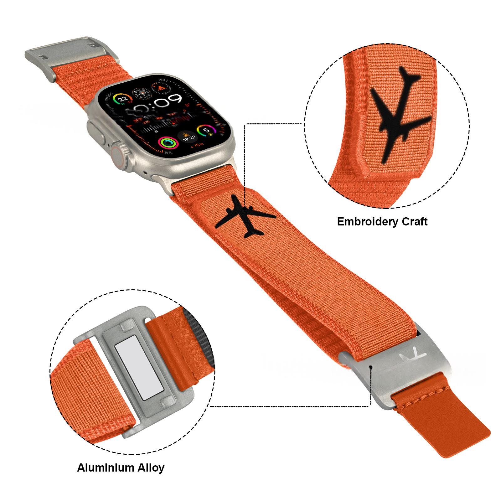 Fashionable Magnetic Nylon Watch Strap