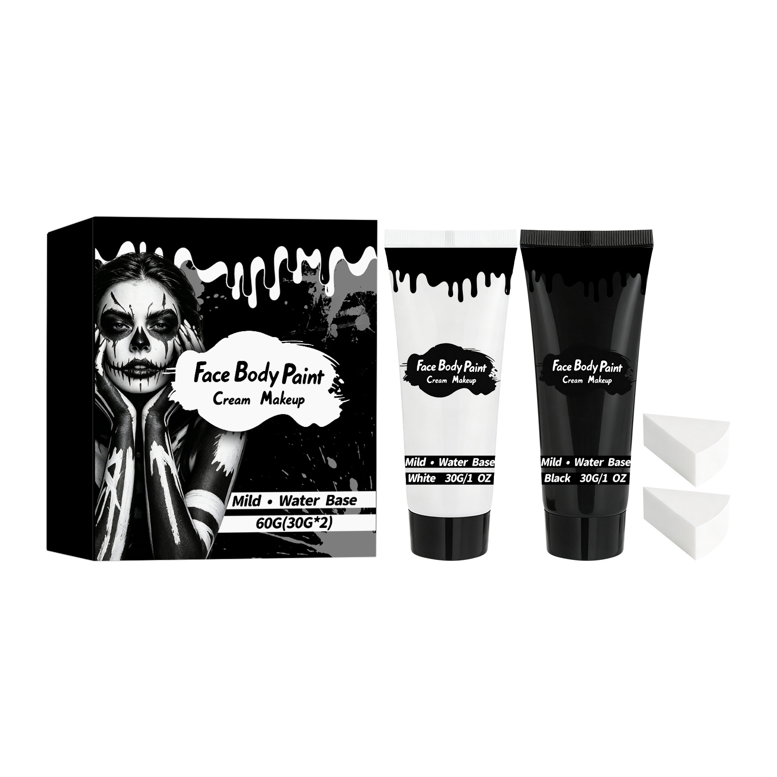 Halloween Facial Body Painting Set