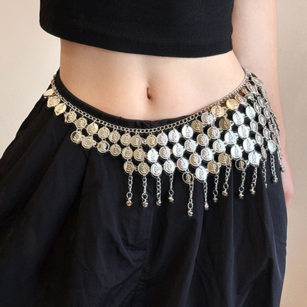 Versatile Fashion Tassel Bell Waist Chain For Women