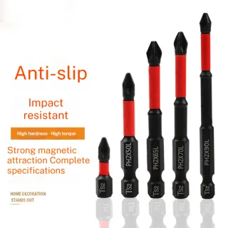 Phosphated Black Strong Magnetic Non-slip Impact-resistant Phillips Screwdriver