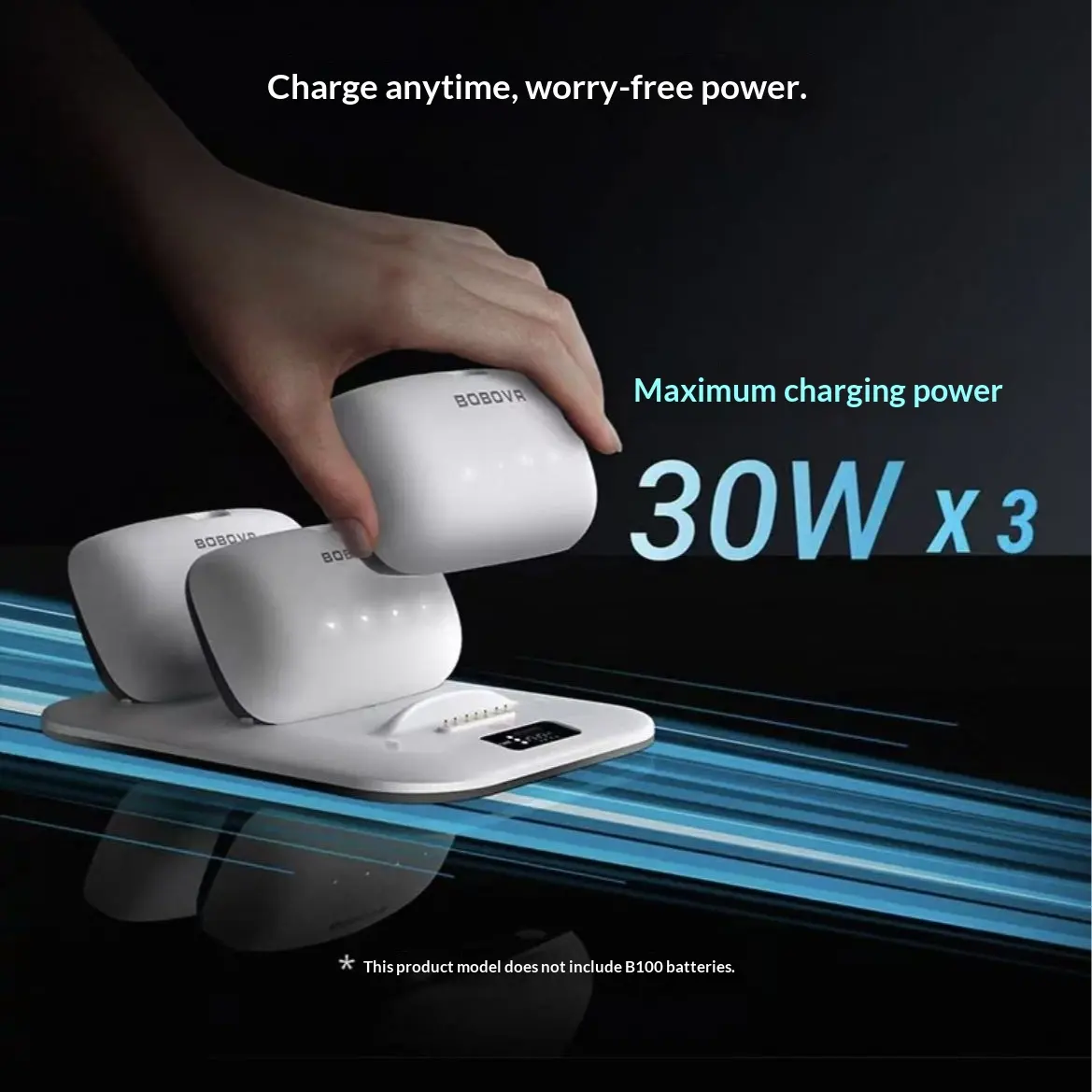 Portable Household Magnetic Battery Special Three Charging