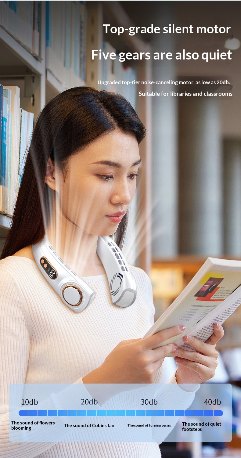 Ice-ceramic Cooling Smart Portable Neck-mounted Fansilent 43c76f69 22ac 4266 9542 4a98e8d26c4e Trans