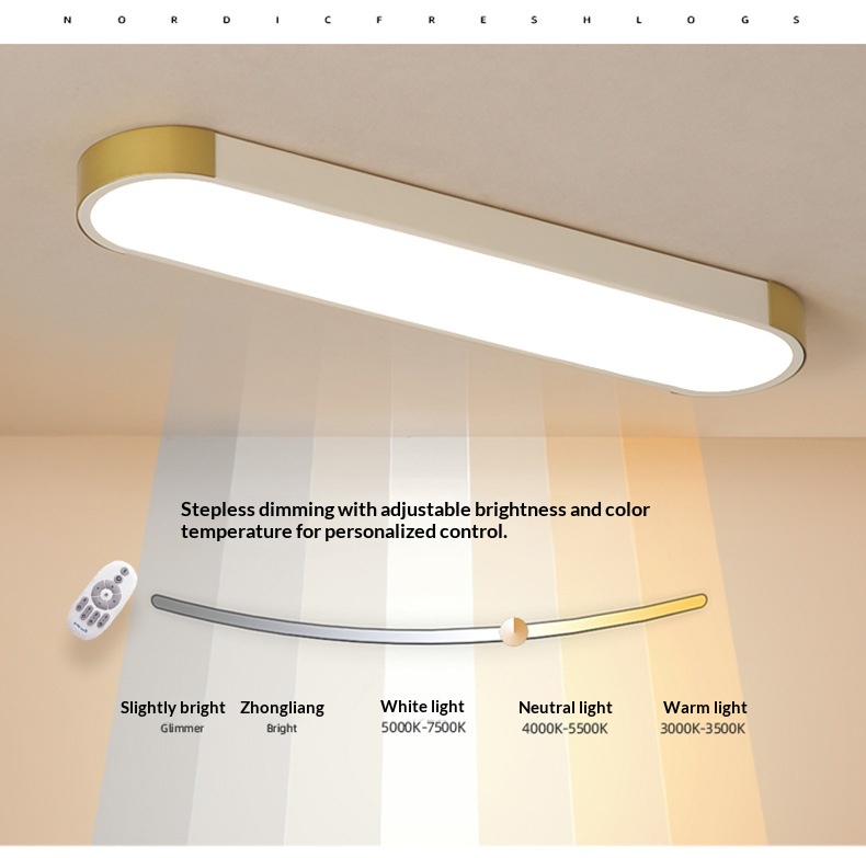 Living Room Light Minimalist Modern Design Atmospheric LED Rectangular Ceiling Light B2261fa3 75ef 4491 A828 18e72d465651 Trans