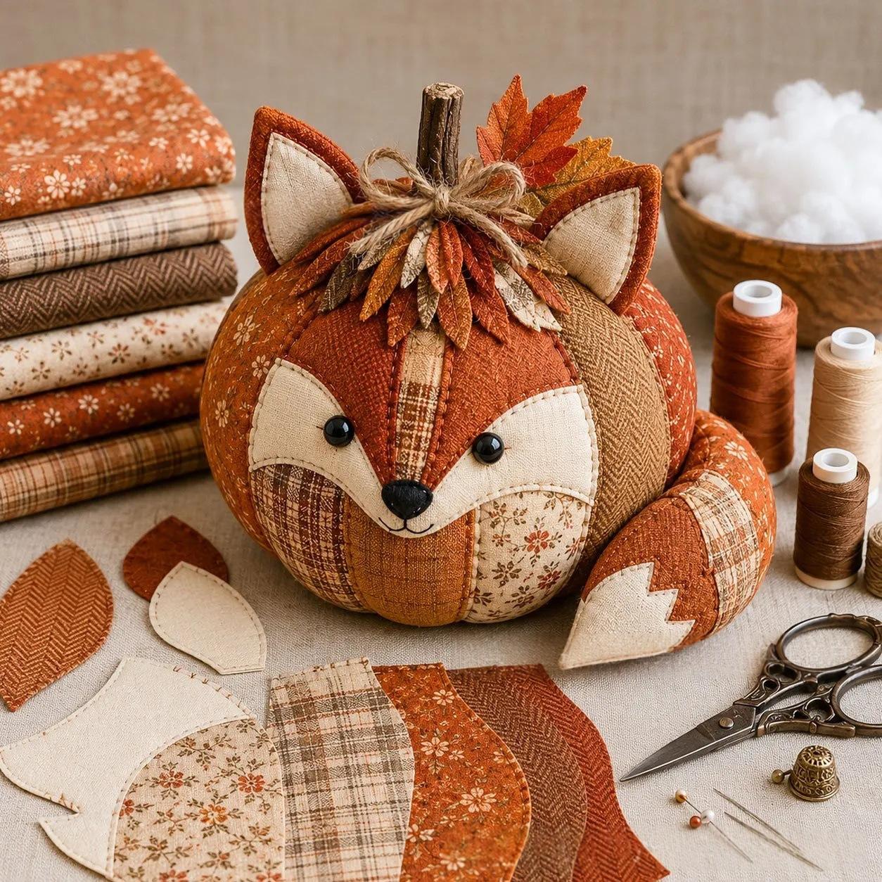 Animal DIY Pumpkin Sewing Kit