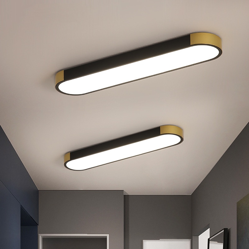 Living Room Light Minimalist Modern Design Atmospheric LED Rectangular Ceiling Light