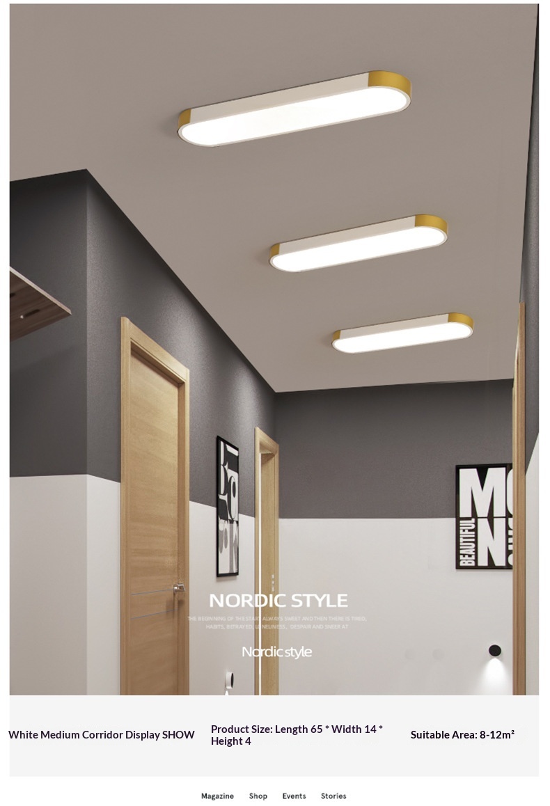 Living Room Light Minimalist Modern Design Atmospheric LED Rectangular Ceiling Light E984b7cd 791c 47d6 B7c6 90a8a46f4238 Trans