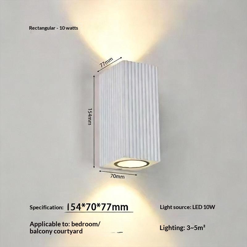 Simple Courtyard Wall Lamp For Fences And Walkways C1d71649 A9d7 4710 948e Feaa00dcb6c2