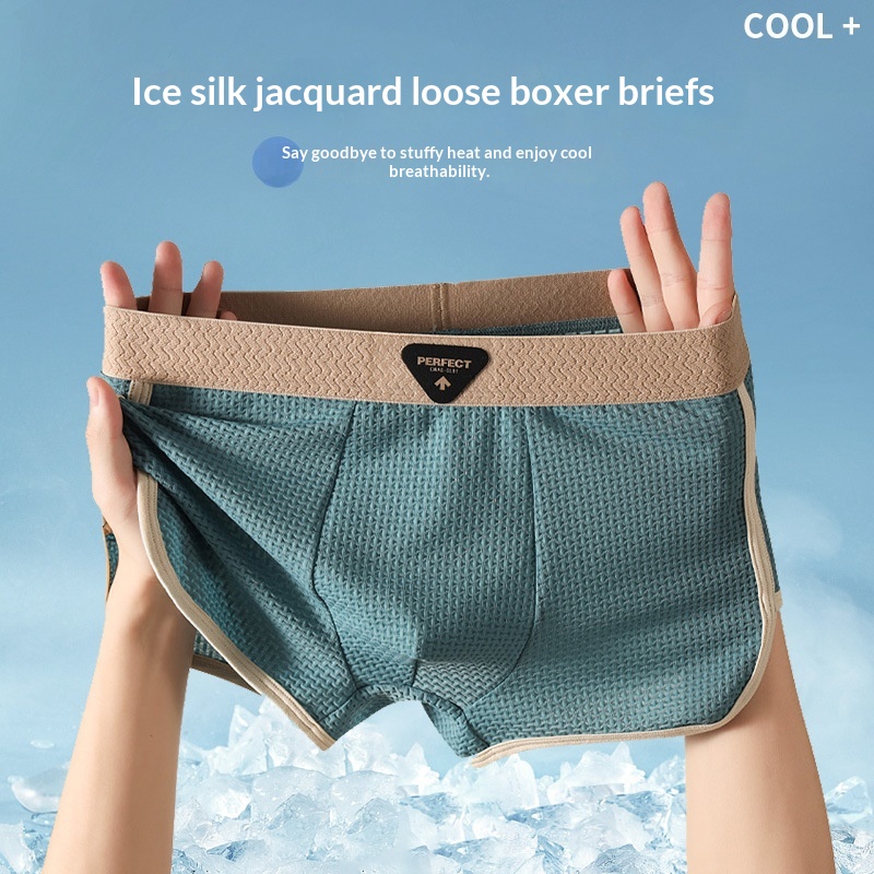 Mens Ice-Silk High-End Mens Arrow Boxer Briefs