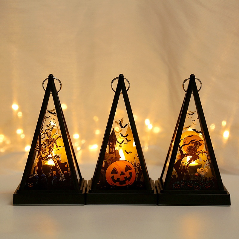 Halloween Witch Skull Nightlight | Portable LED Decor