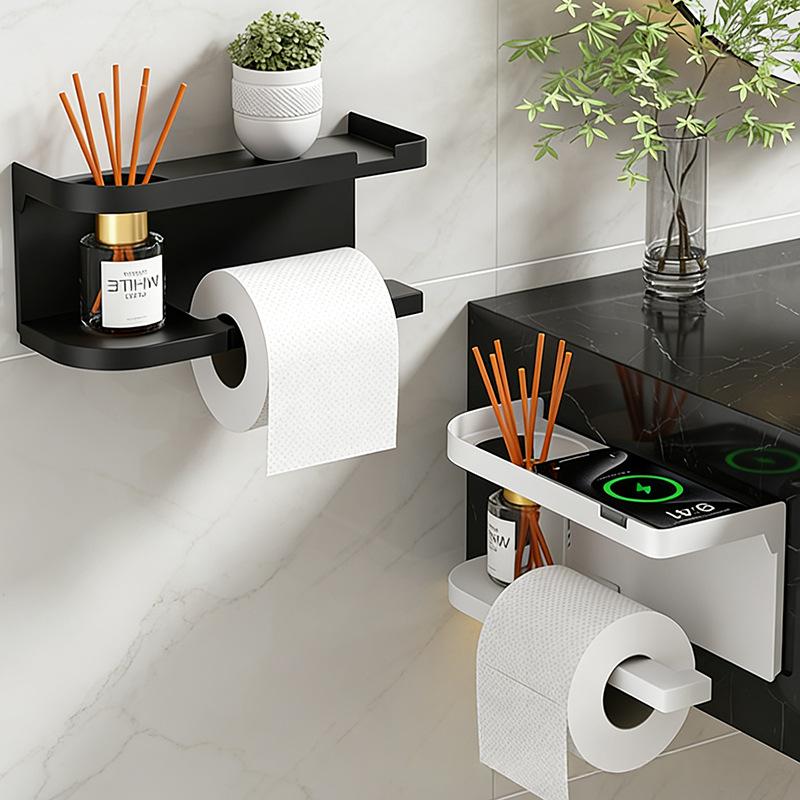 Cross-border Drill-free Tissue Holder Bathroom Toilet Paper Holder