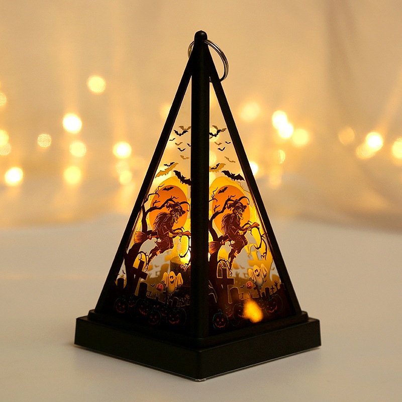 Halloween Witch Skull Nightlight | Portable LED Decor