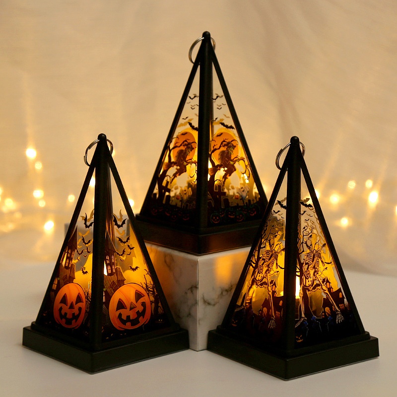Halloween Witch Skull Nightlight | Portable LED Decor