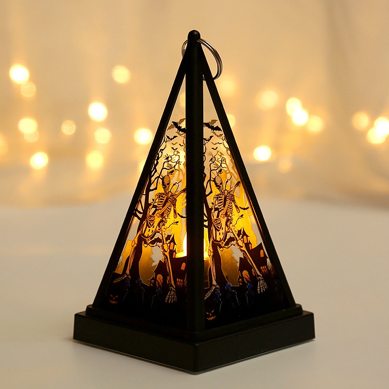 Halloween Witch Skull Nightlight | Portable LED Decor