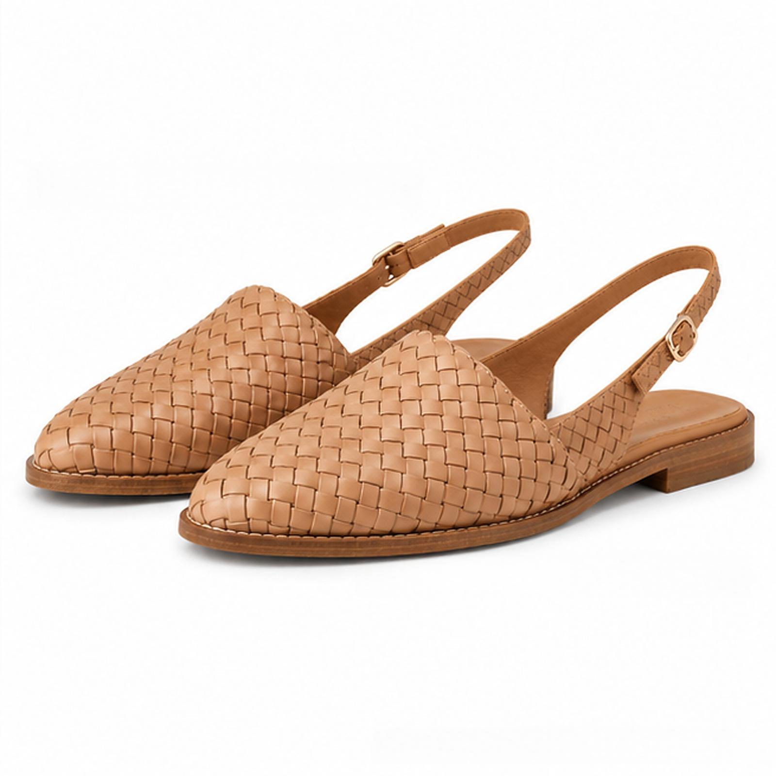Closed-Toe Buckle Strap Sandals, picture 2 of 5