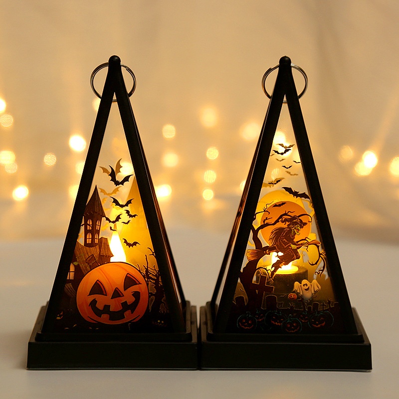 Halloween Witch Skull Nightlight | Portable LED Decor