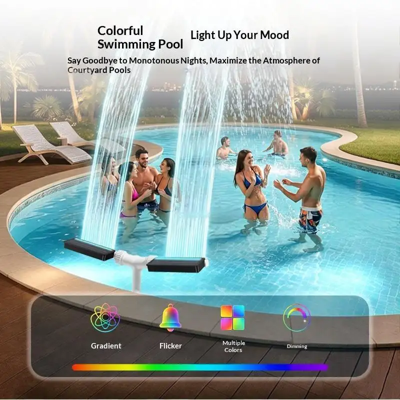Solar-powered Dual-head LED Light Strip