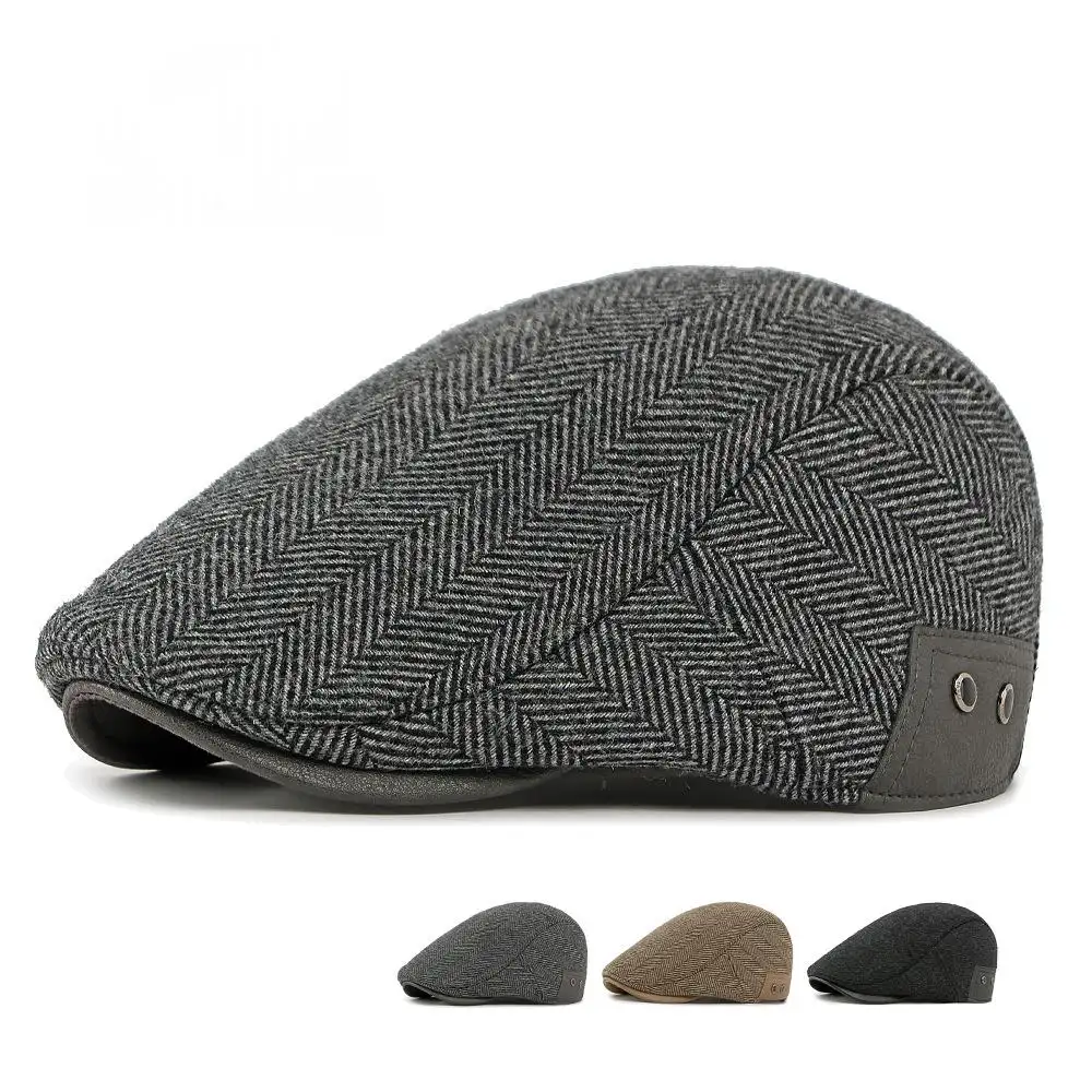 Winter Velvet-Lined Ear-Protecting Warm British-Style Vintage Beret