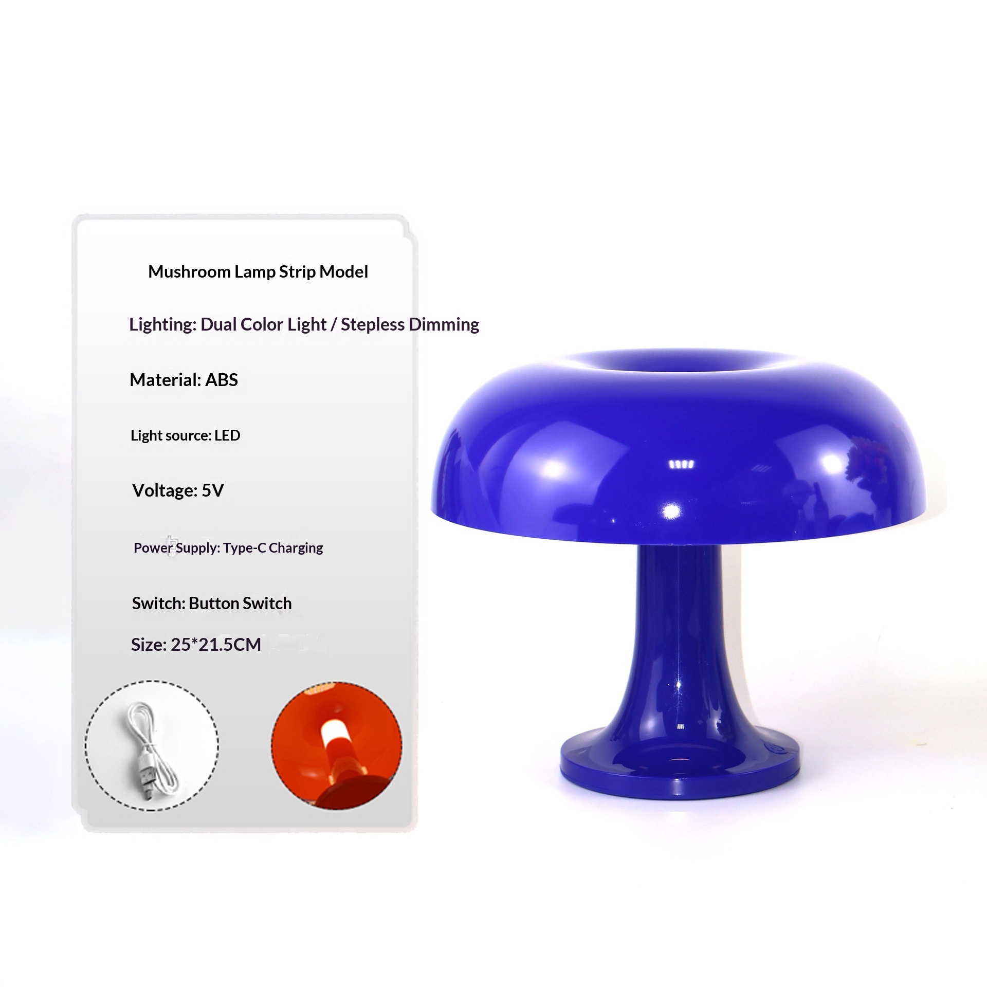 Rechargeable Decorative Desk Lamp, picture 7 of 9