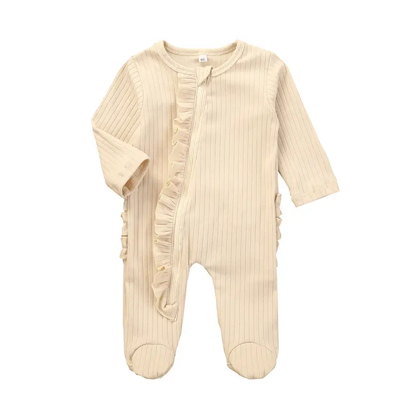 Baby Rompers Autumn Winter Boys Girls Long Sleeve Jumpsuit Romper Toddler Baby Solid Clothes Bebes Romper