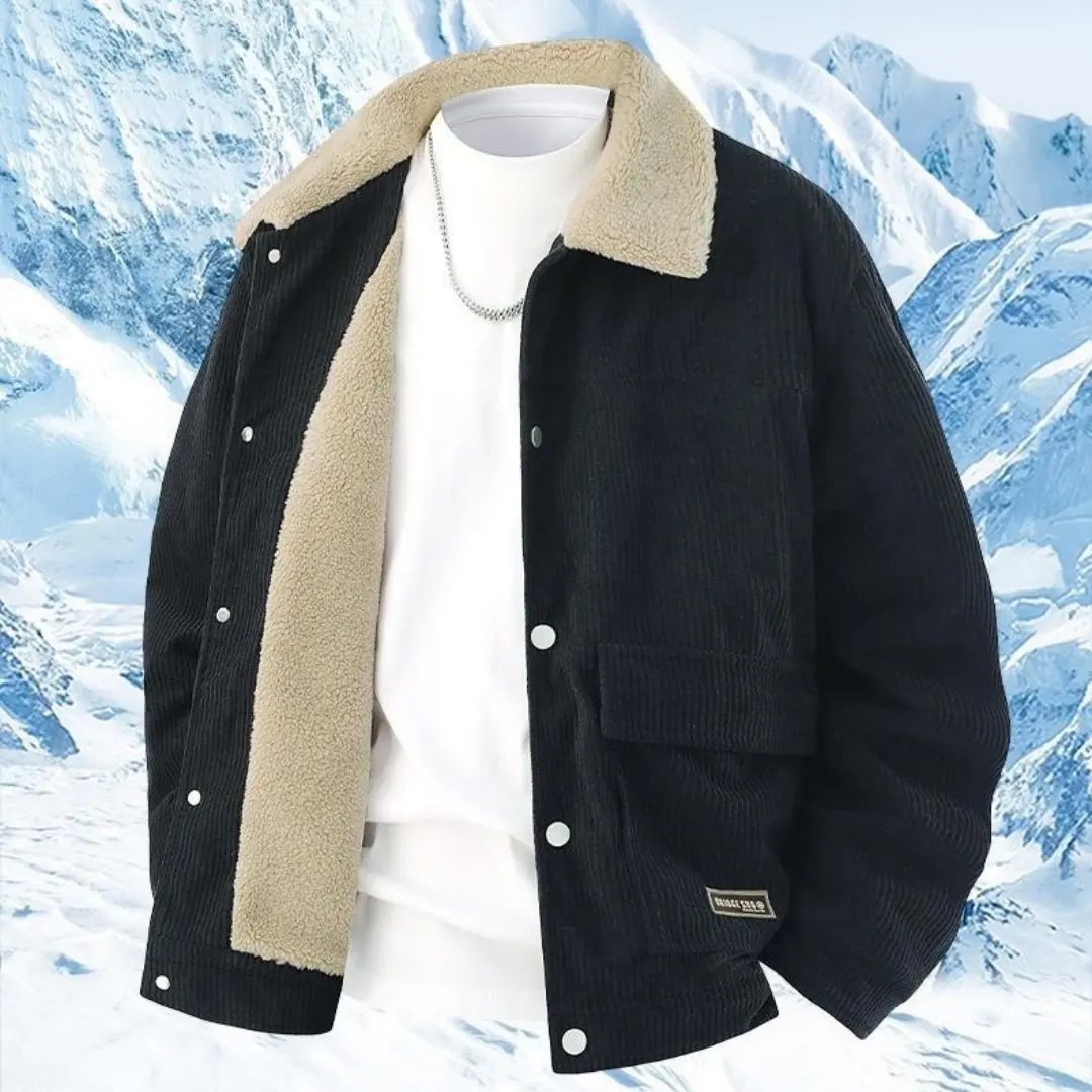 Mens Thickened Lapel Jacket Coat