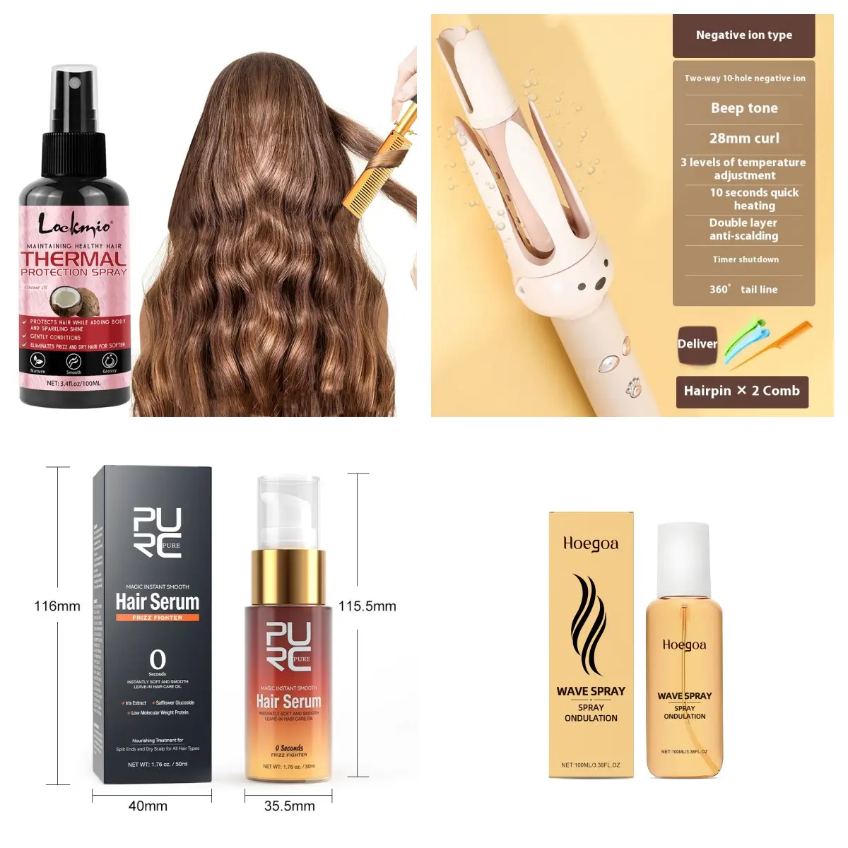 Leave-in Hair Conditioner Protect Hair From Heat Damage Care Spray