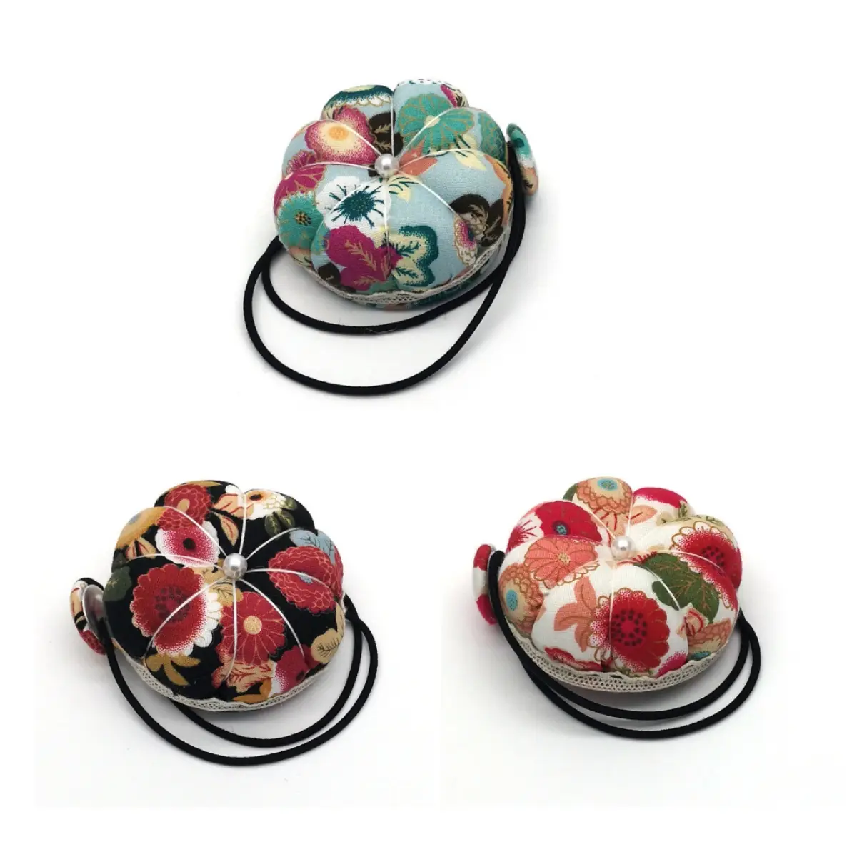 Sewing Machine Pin Plug Dual-purpose Pin Pierced Pumpkin Pin Bag European And American Wrist Pin Cushion