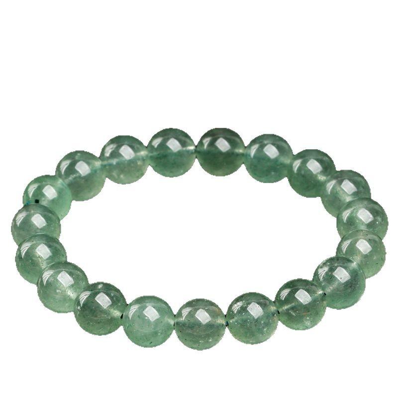 Green Strawberry Quartz Beaded Bracelet