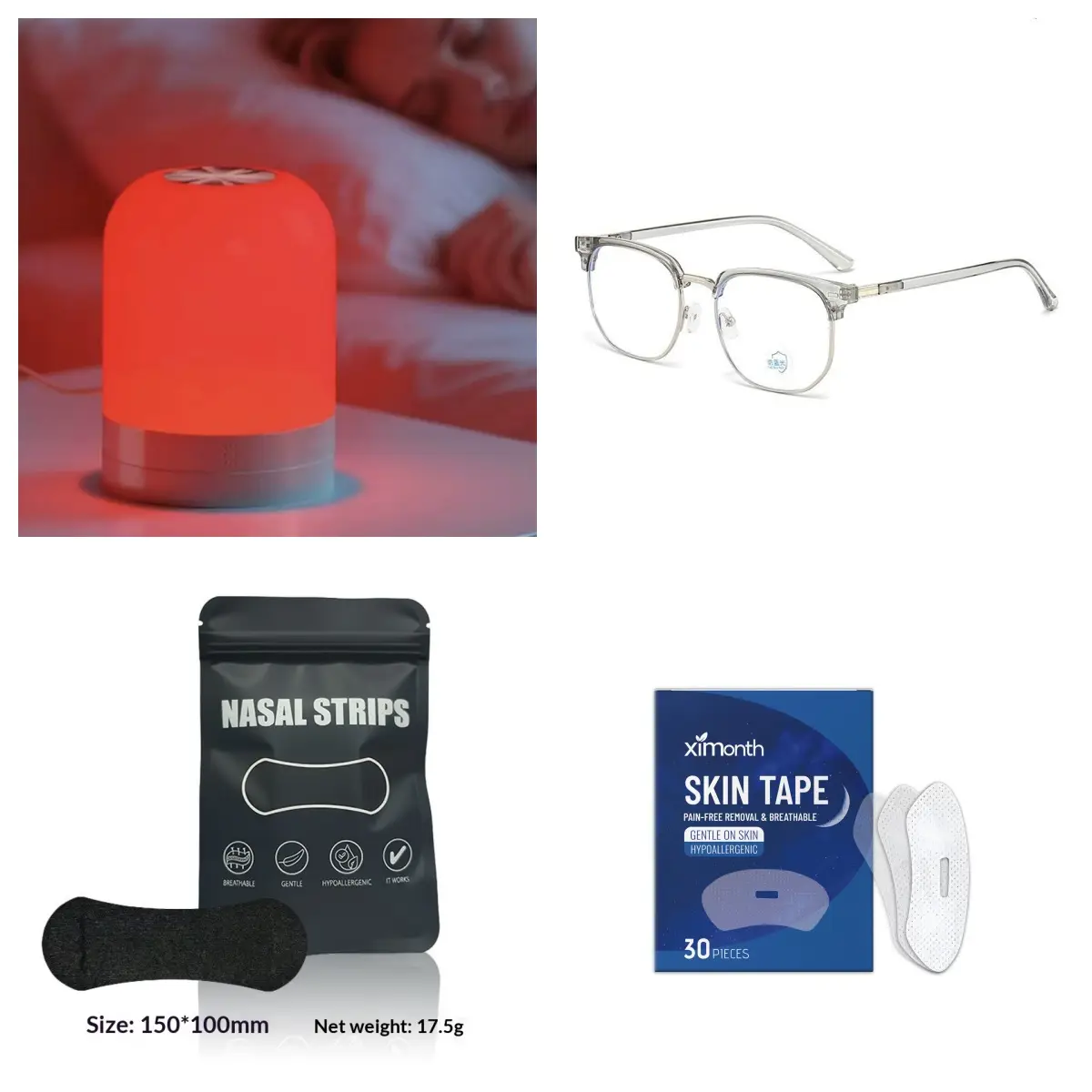 Red Sleep-Improving Therapy Lamp Meditation Relaxation LED Night Light