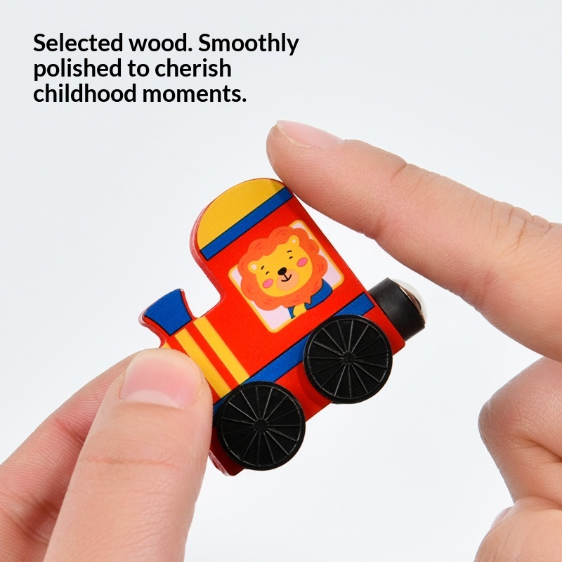 Magnetic Digital Little Train Math Early Education Puzzle Toy