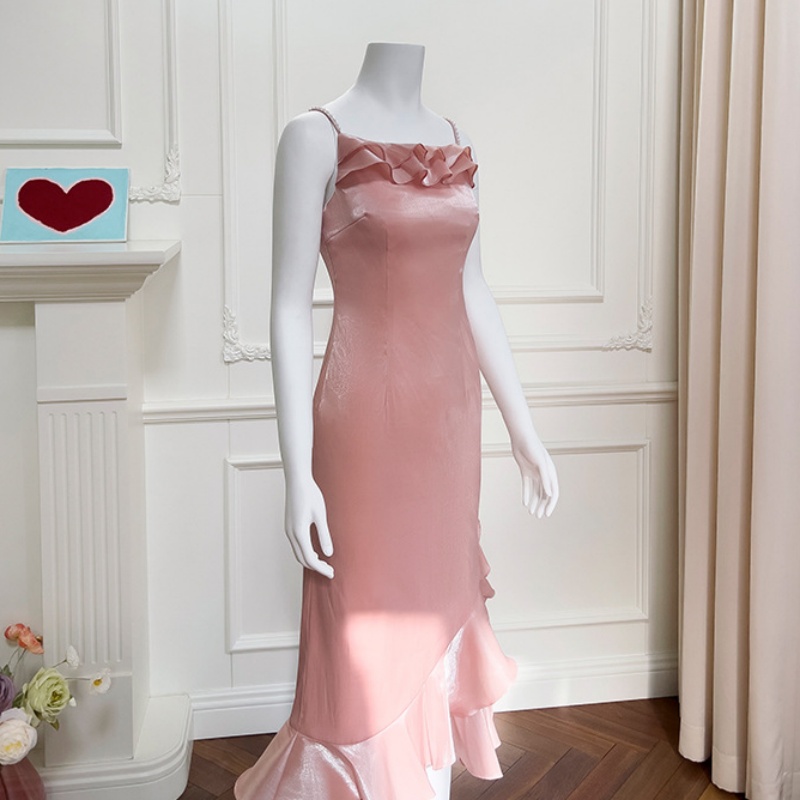 Women's Strapless Fishtail Evening Gown