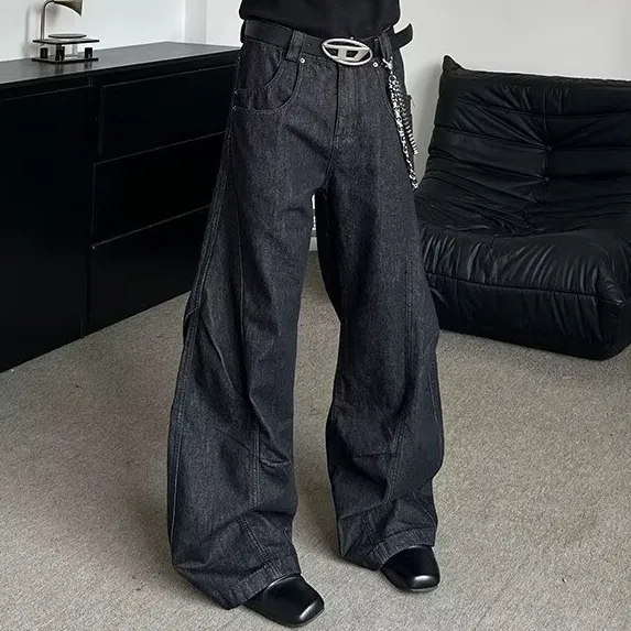 Custom-washed Multi-pocket Work Pants