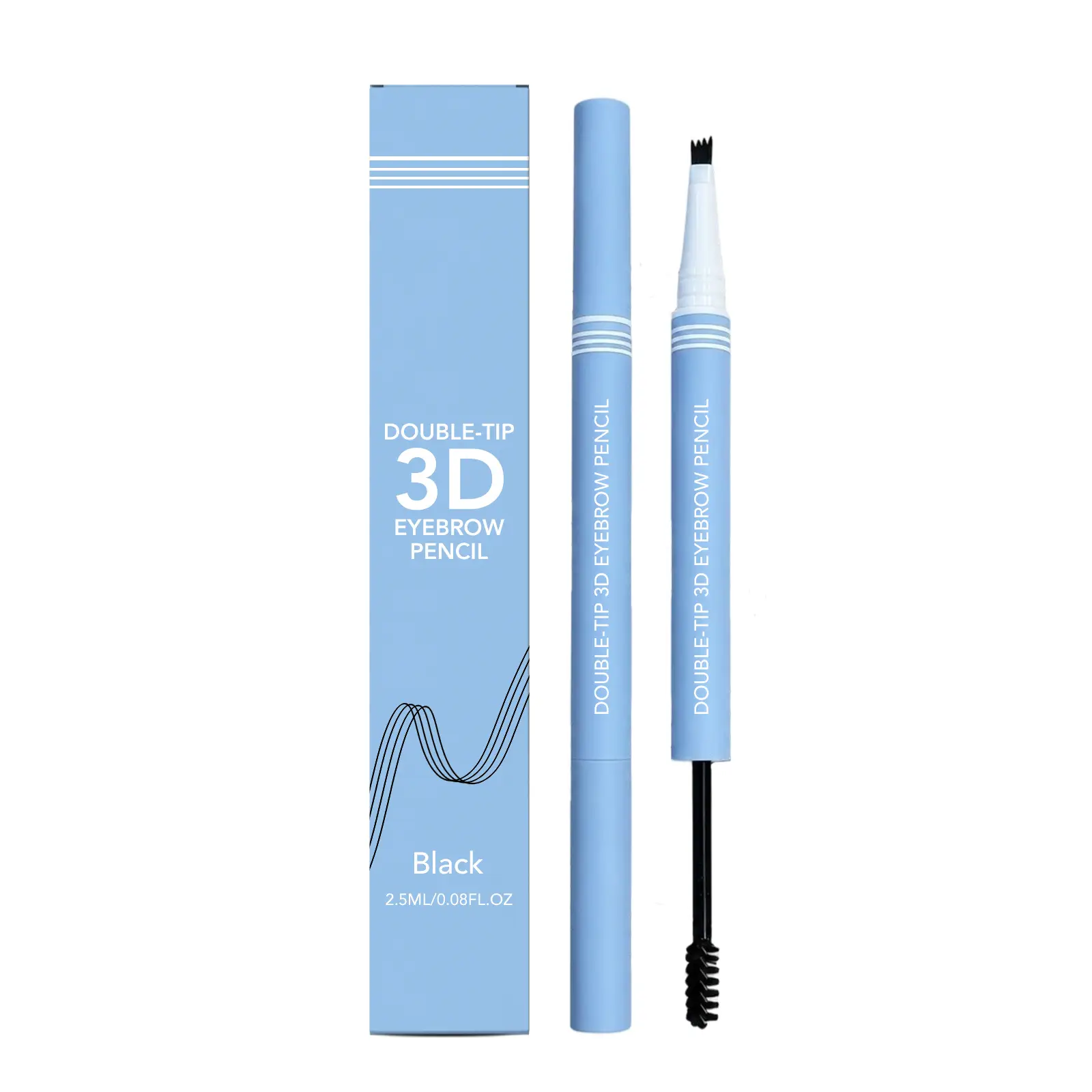Double-headed 3D Eyebrow Pencil