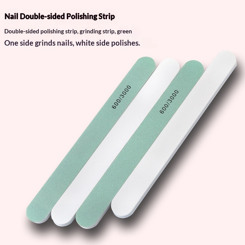 Manicure Scrubbing Nail File And Polishing Strip Set