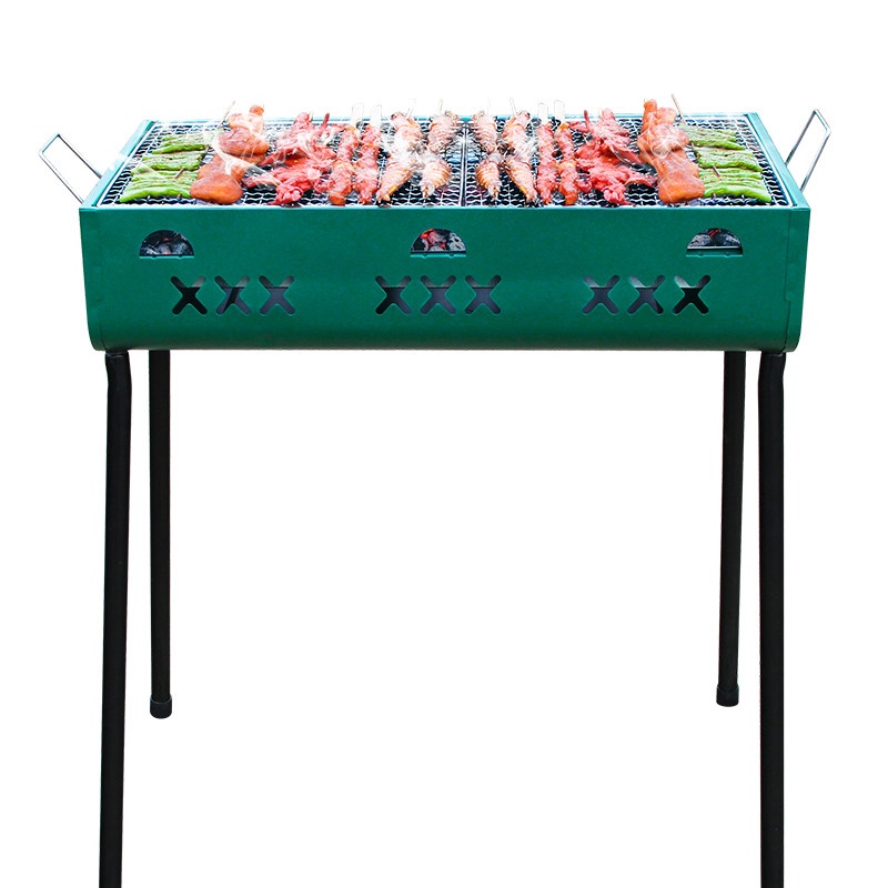 People Use Camping Charcoal Barbecue Ovens.