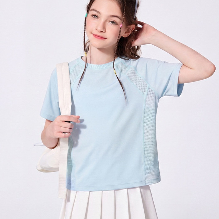 Breathable Half-sleeve Sportswear For Older Children