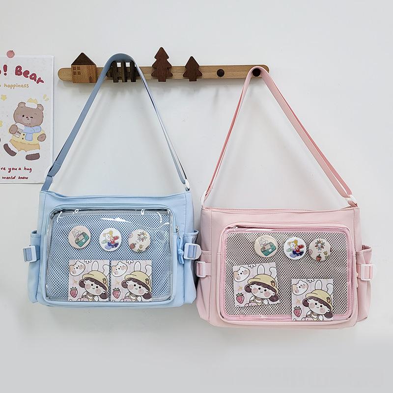 College Style Versatile Simple Large Capacity Cartoon Backpack