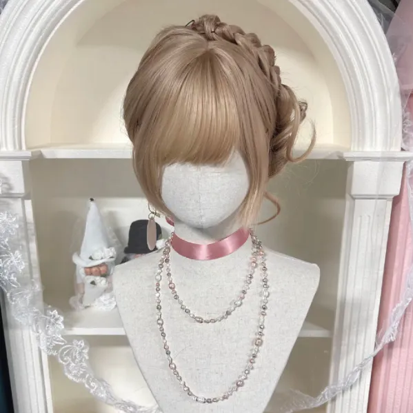 Custom Braided Wig Sweet-girl Style Full-head