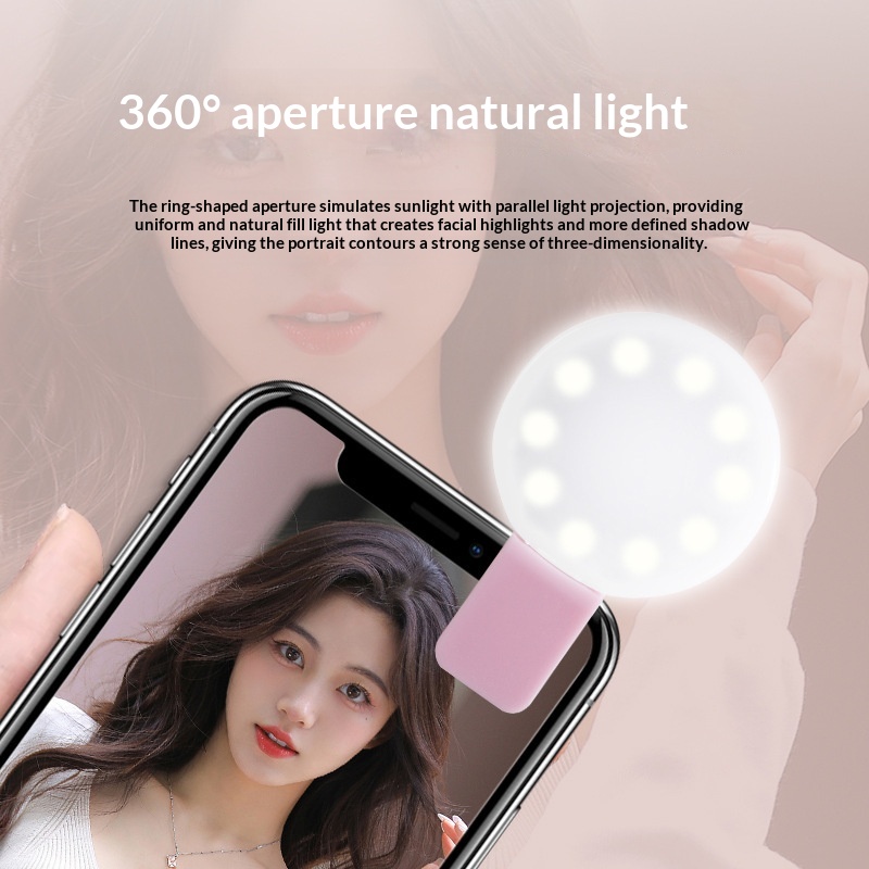 Rechargeable Mobile Phone SF02 Clip Light Beauty Light