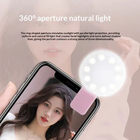Rechargeable Mobile Phone SF02 Clip Light Beauty