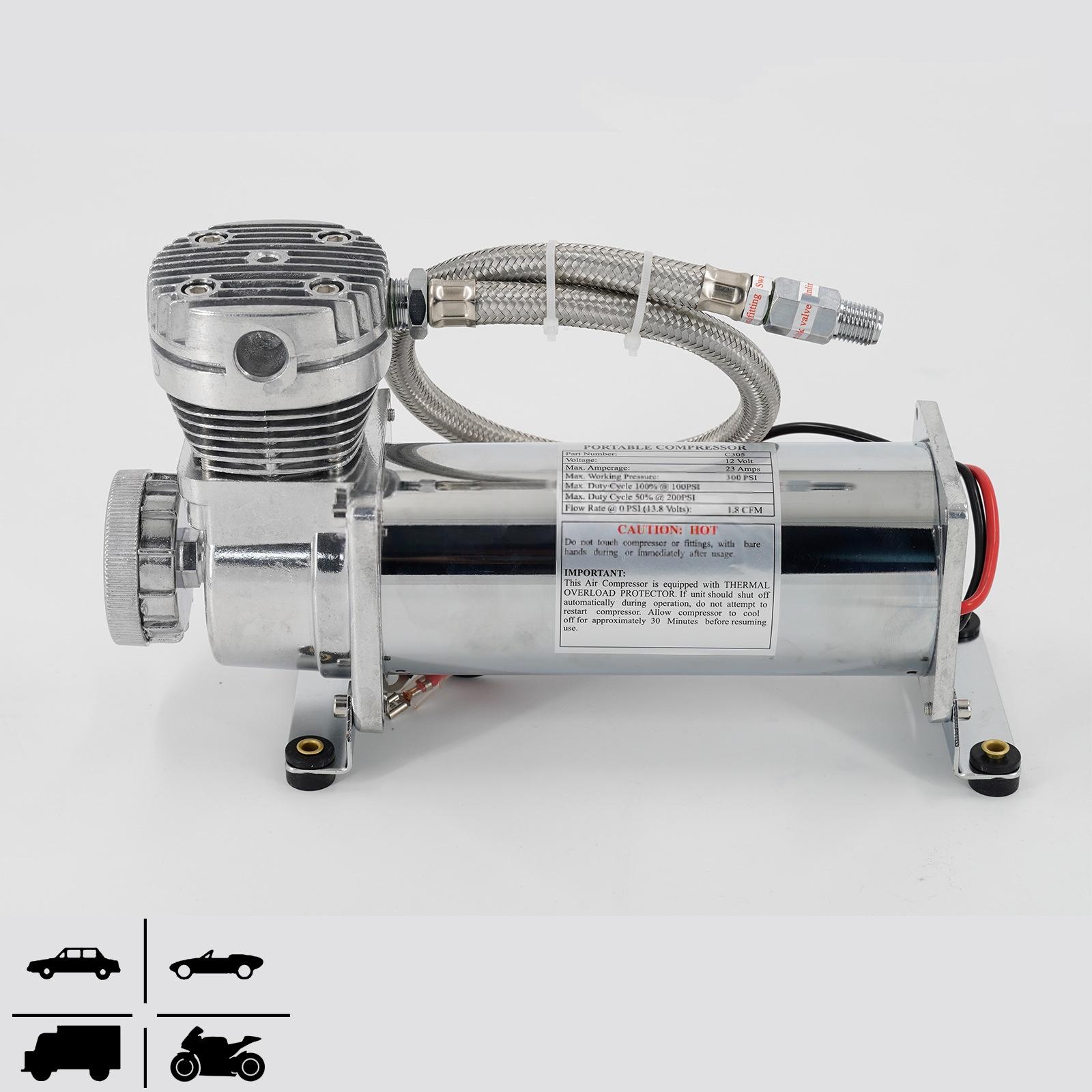 12V 300psi Car Onboard Suspension Air Pump