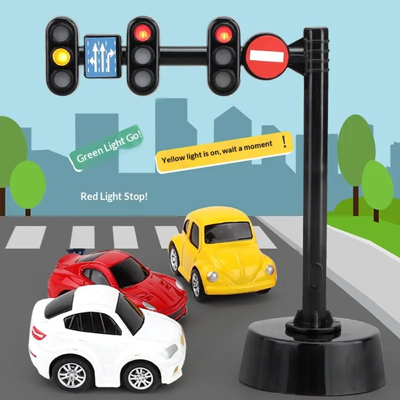 Childrens Toy Traffic Light Safety Teaching Aid
