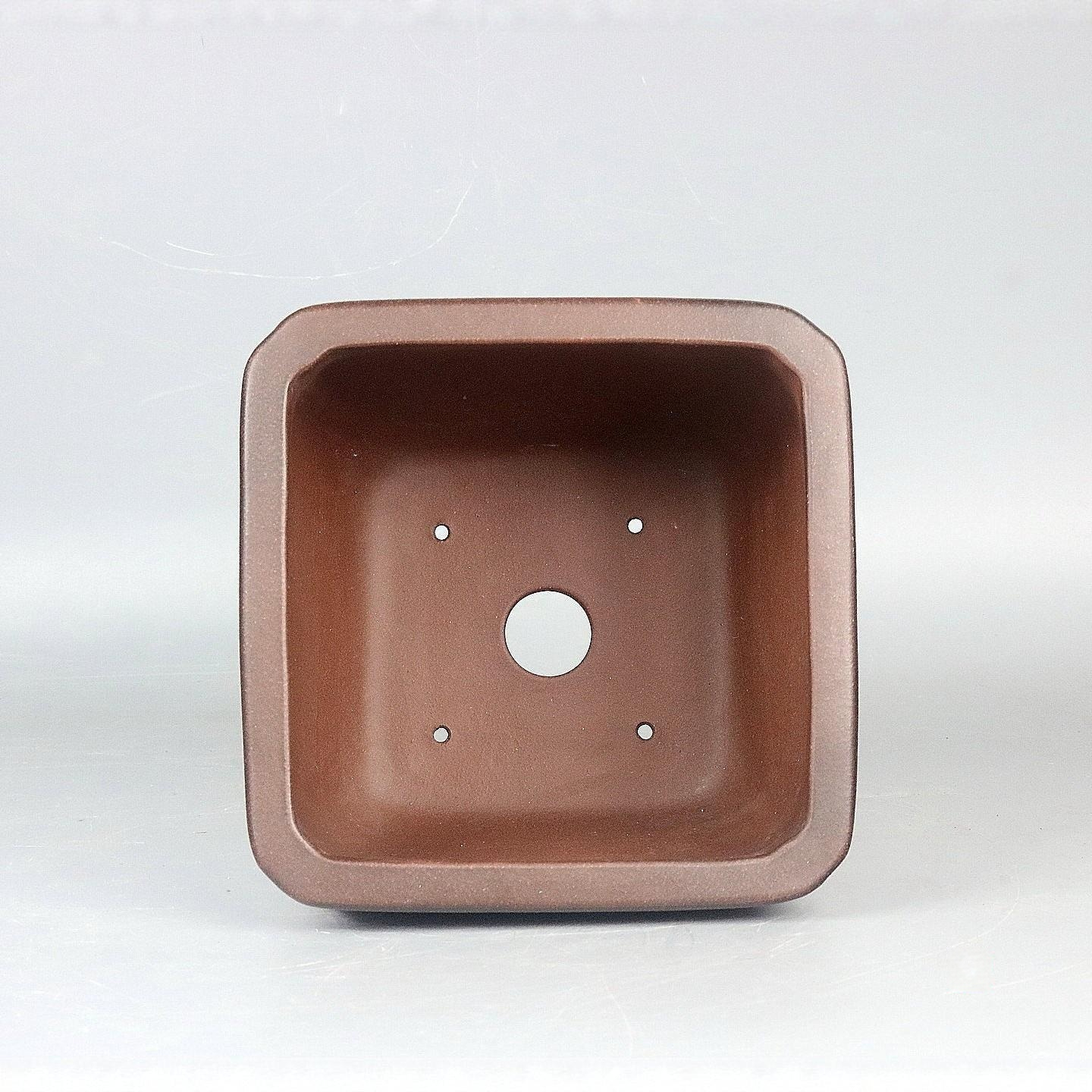 Square Yixing Clay Flower Pot, picture 2 of 2
