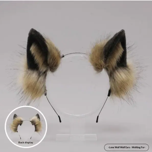 Ear Cosplay Wolf Headpiece Tail Wolf-style Plush