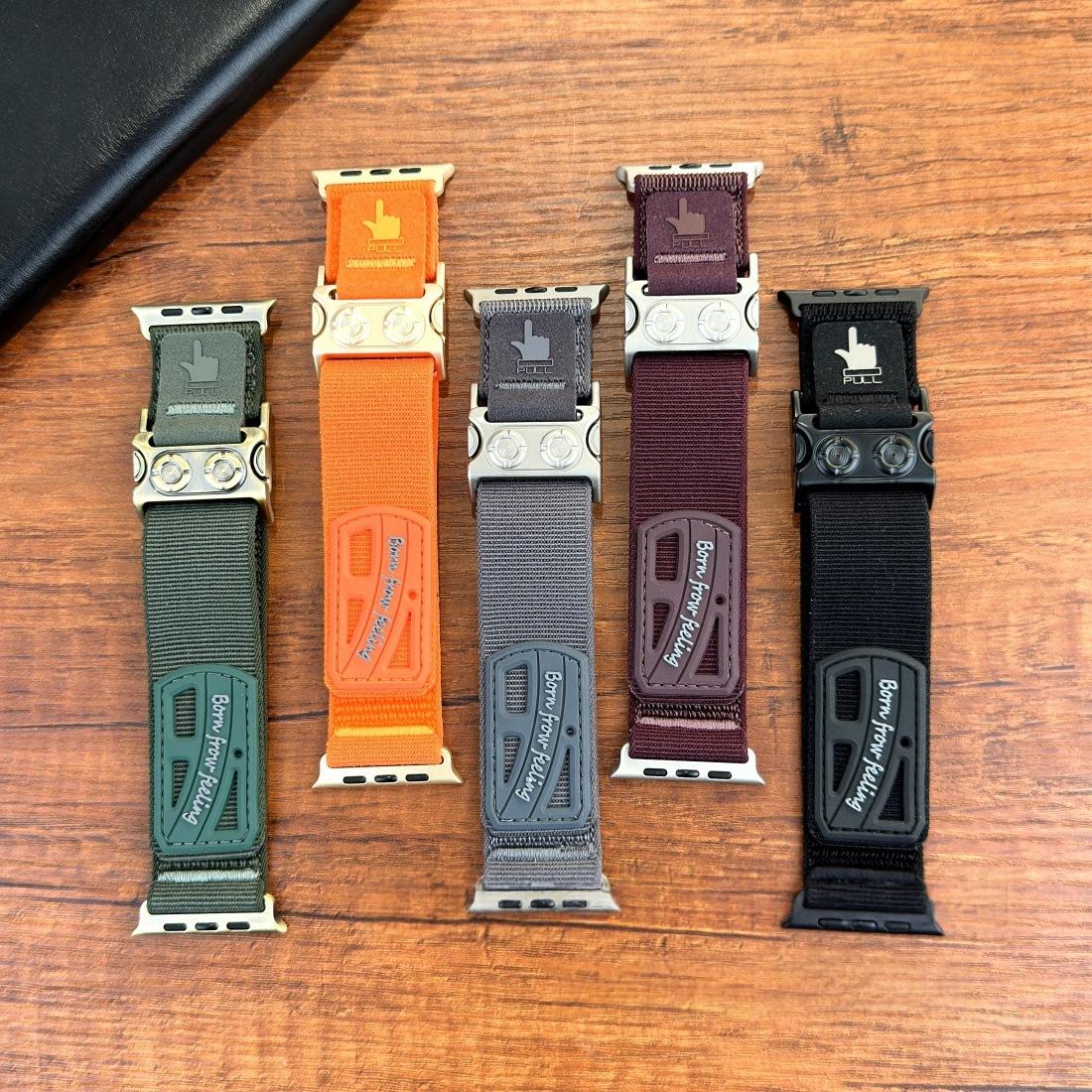 Quick-release Nylon Watch Strap With Magnetic Wristband