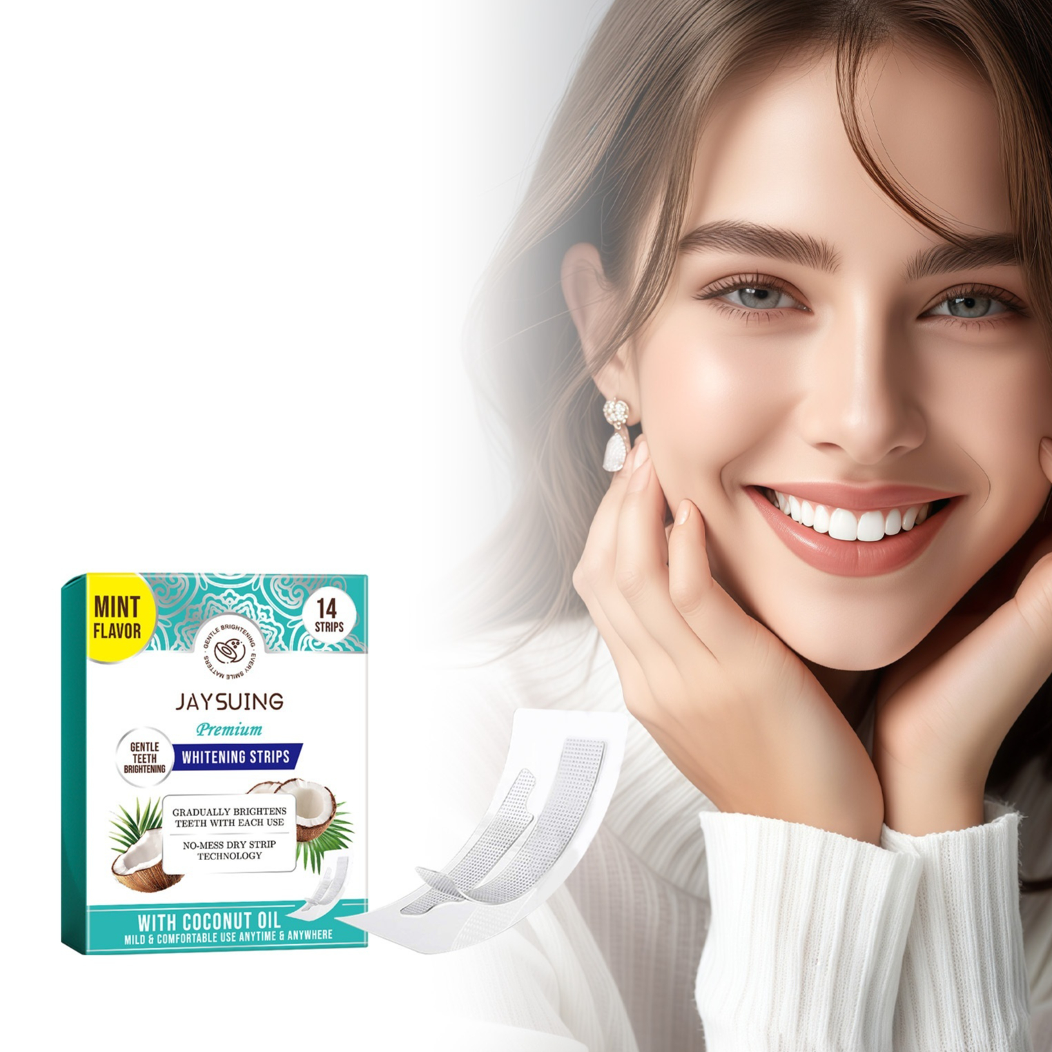 Mild Refreshing Teeth-whitening And Stain-removal Care Patches