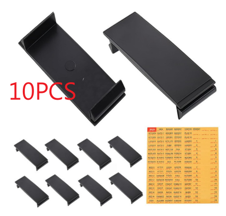 10-Pack Universal Circuit Breaker Fill Plates