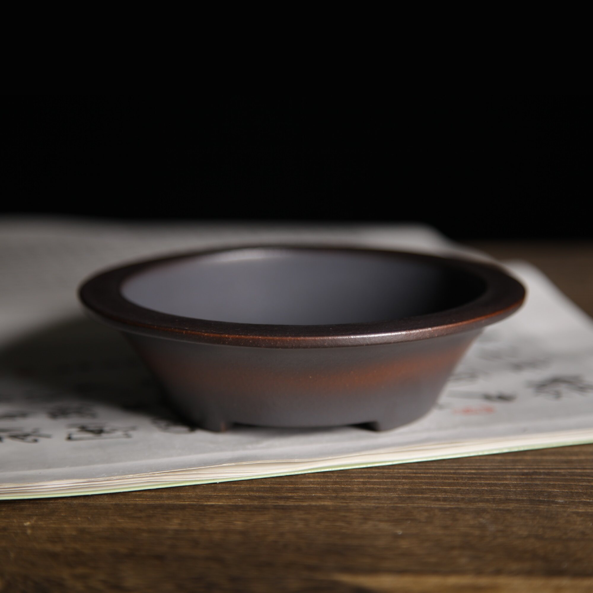 Retro Wood-fired Large Round-mouth Yixing Clay Flower Pot