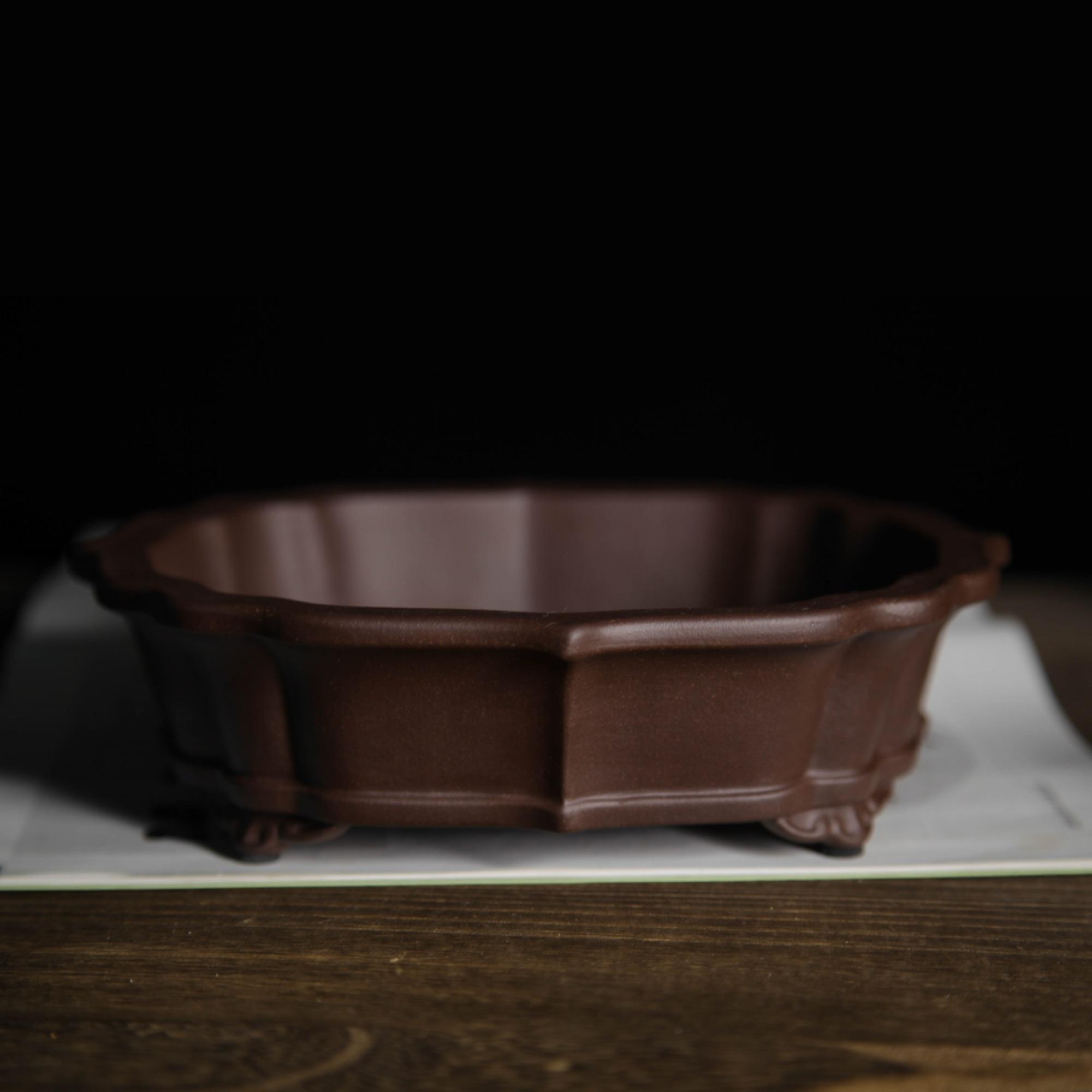 Zisha Raw Ore Purple Clay Horse Trough Basin