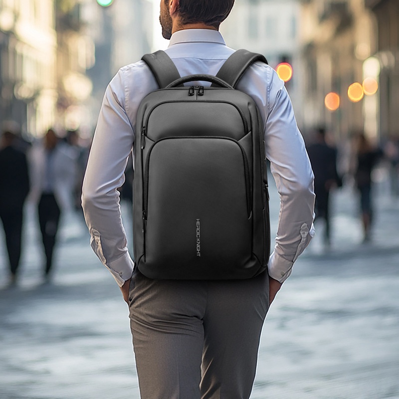 Mens High-Capacity Commuter Laptop Backpack