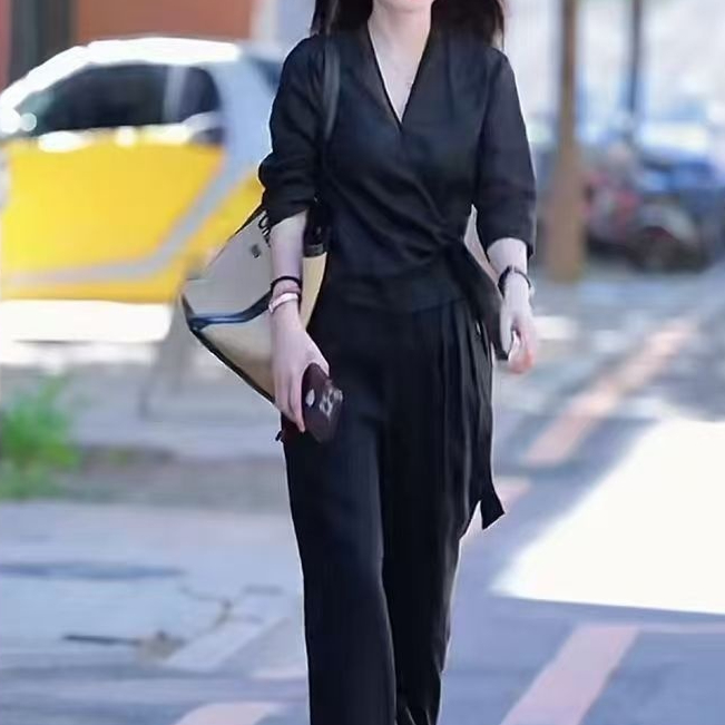 Womens Casual Chic Top And Pants Set